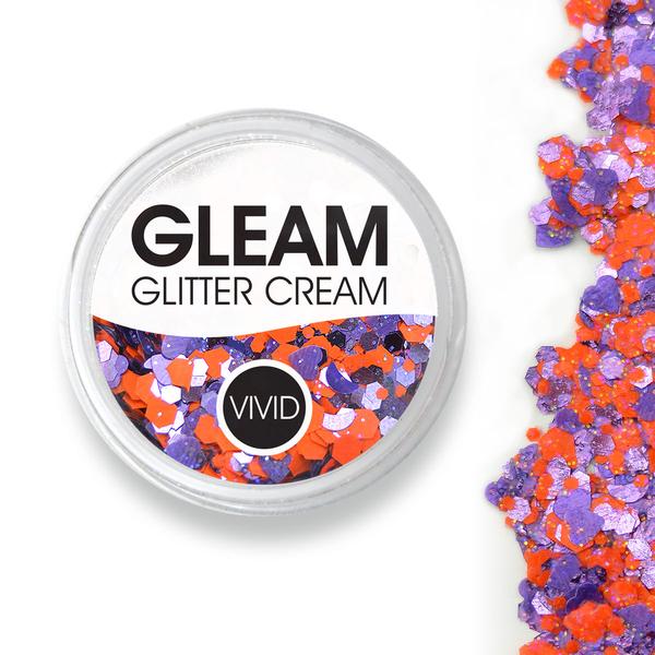 VIVID Gleam Chunky Glitter Cream - Fearless - Purple &amp; Orange