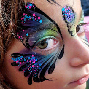 VIVID Gleam Chunky Glitter Cream - Gum Nebula UV