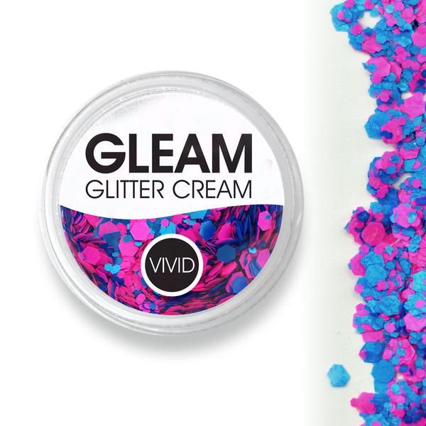 VIVID Gleam Chunky Glitter Cream - Gum Nebula UV
