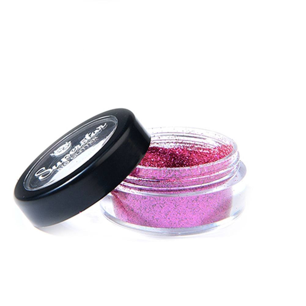 Superstar Biodegradable Glitter - Fine Dark Rose (6 ml)