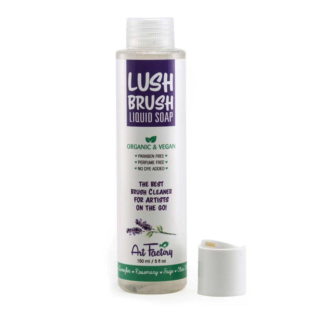 Art Factory Lush Brush Organic/Vegan Liquid Soap (5 oz)