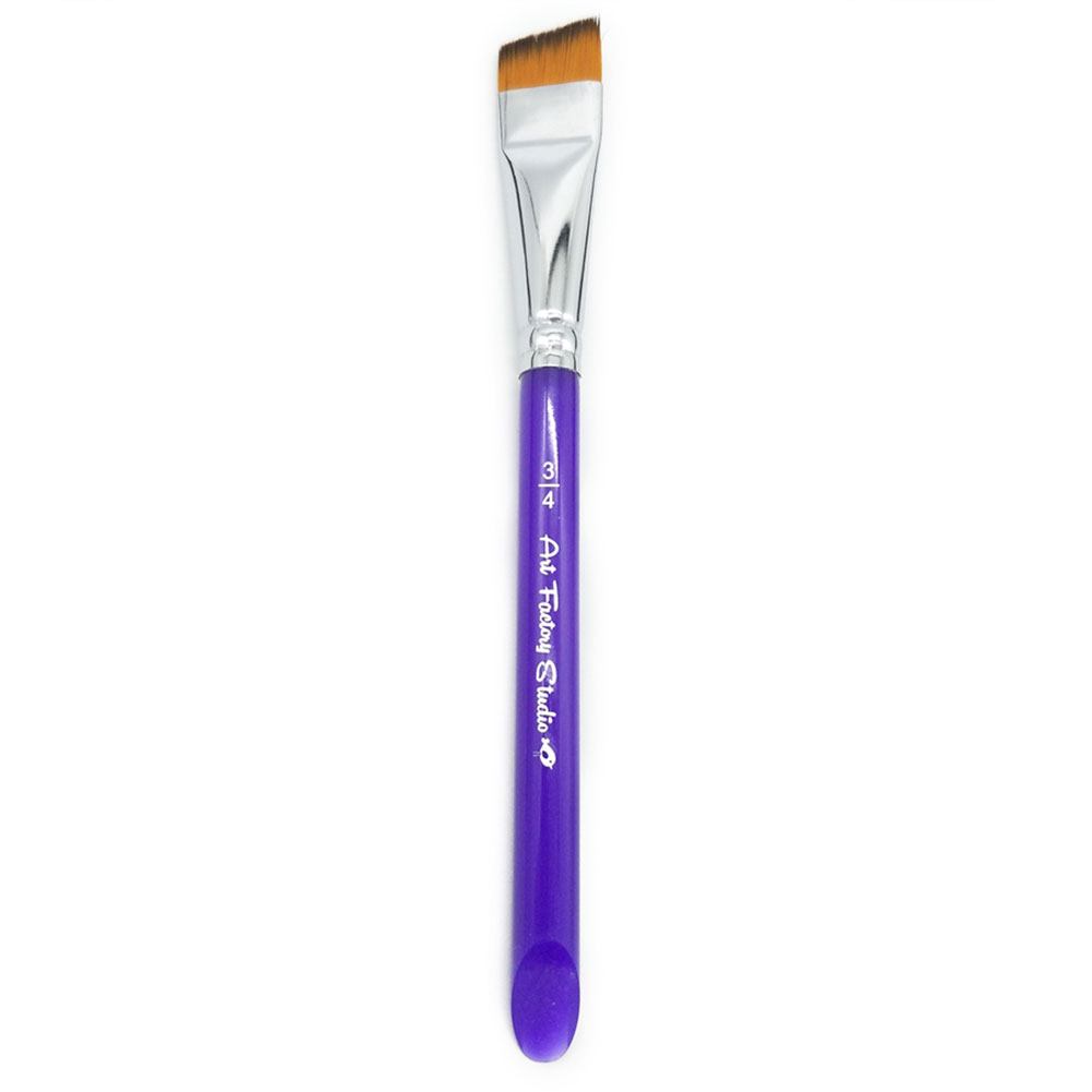 Art Factory Studio Brush - Acrylic Handle Angle (3/4")