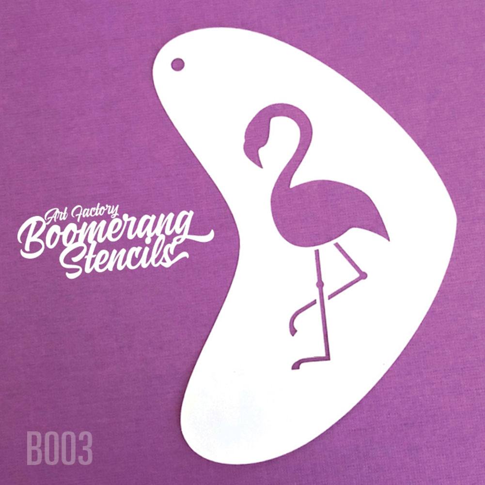 Art Factory Boomerang Stencil - Flamingo (B003)