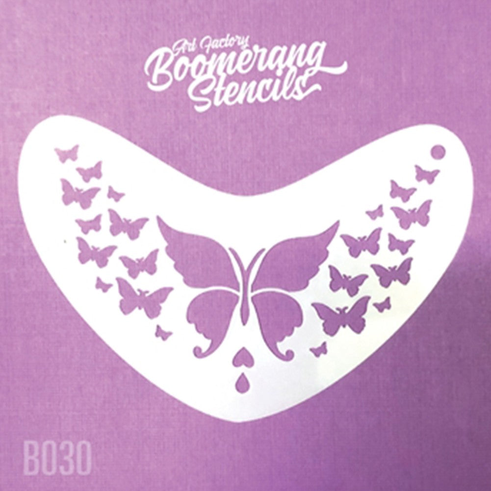 Art Factory Boomerang Stencil - Butterfly (B030)