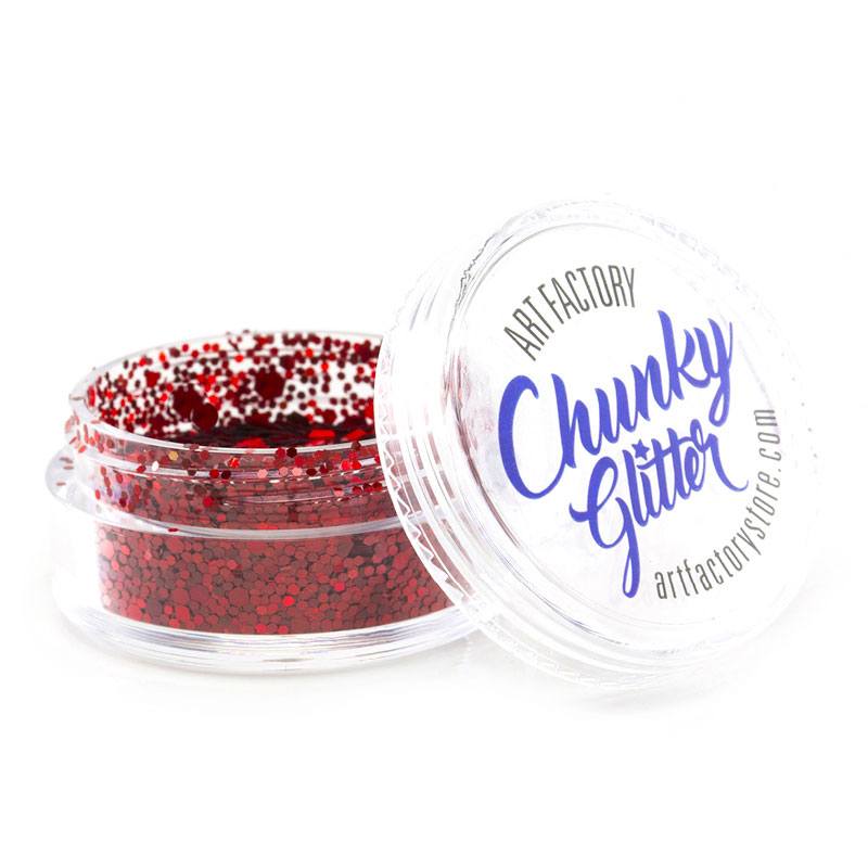 Art Factory Chunky Glitter - Cherry Bomb (10 ml)