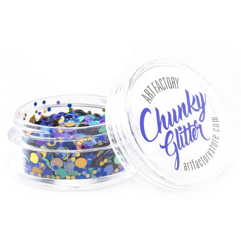 Art Factory Chunky Glitter - Peacock (10 ml)