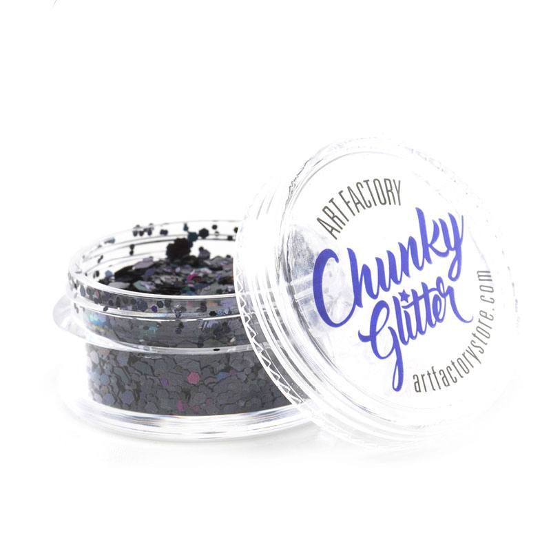 Art Factory Chunky Glitter - Raven