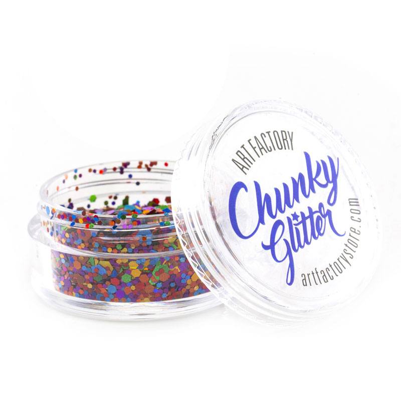 Art Factory Chunky Glitter - Rainbow Pride (10 ml)