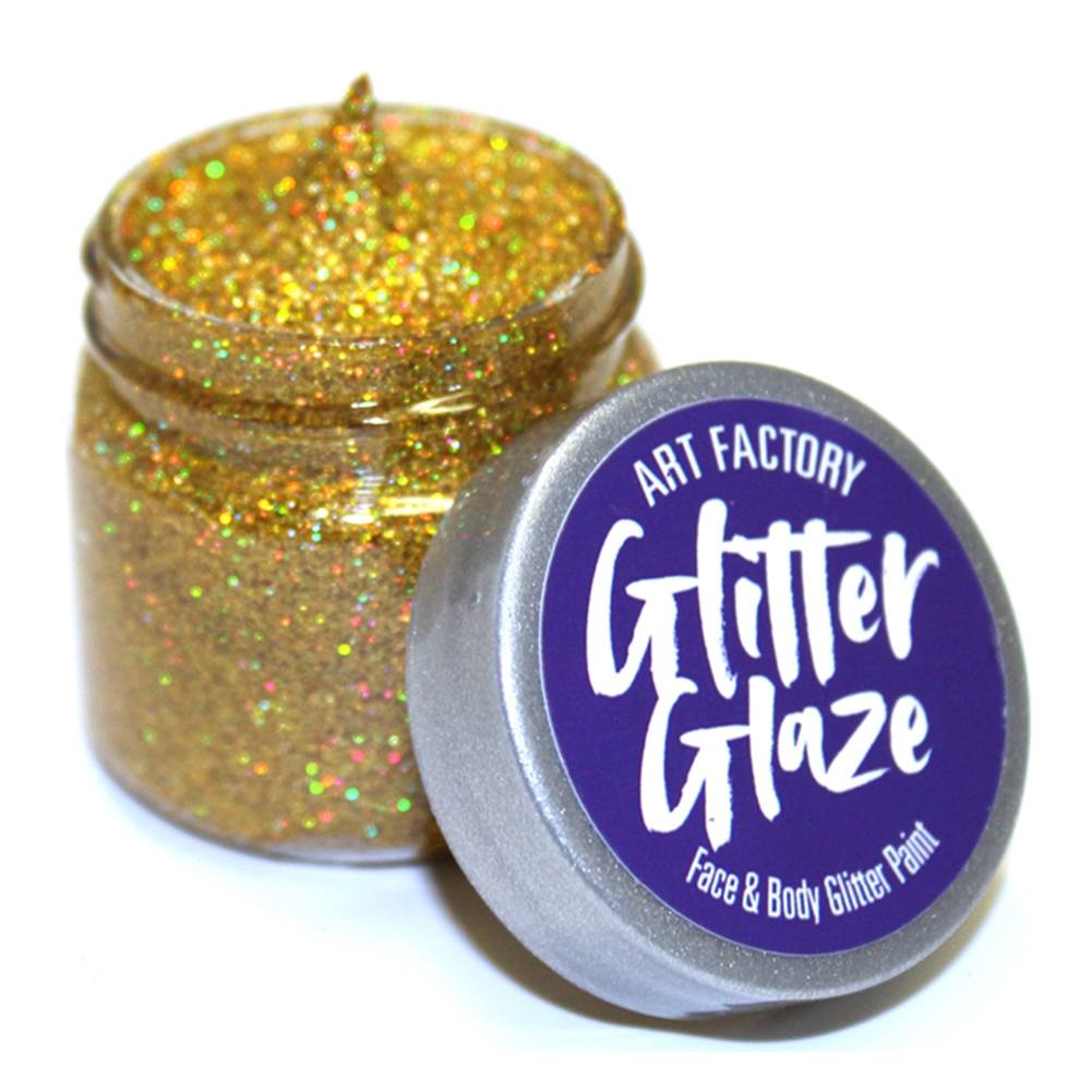Art Factory Glitter Glaze -  Gold (1 oz)