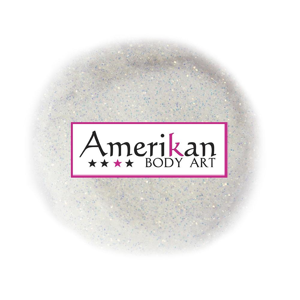 Amerikan Body Art Compostable Glitter - Fire Opal .008&quot; Hex (1 oz)