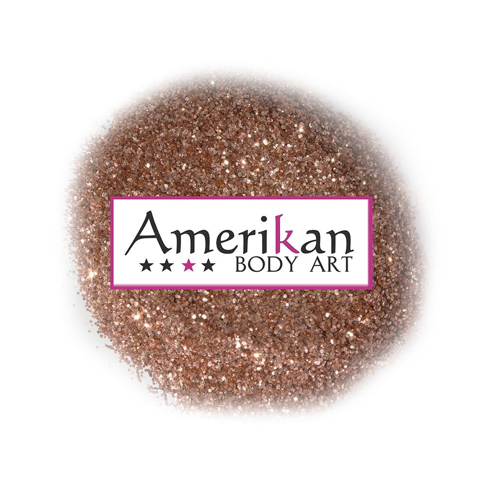 Amerikan Body Art Biodegradable Glitter Copper Rose (1 oz)