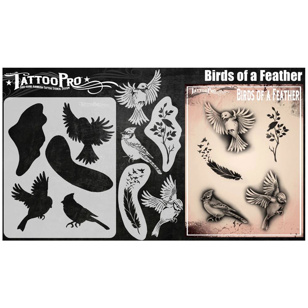 Tattoo Pro Stencils - Birds of a Feather