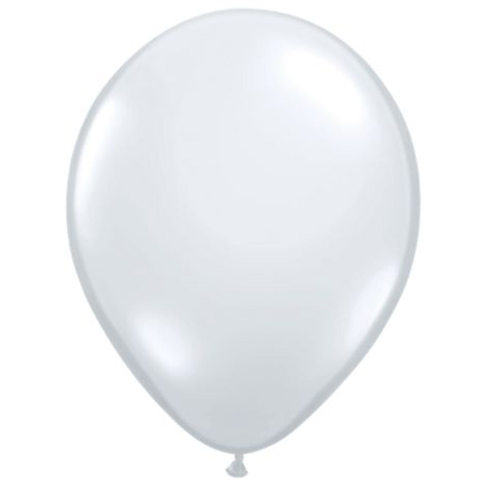 Qualatex Diamond Clear Balloons - 6&quot; (100/bag)