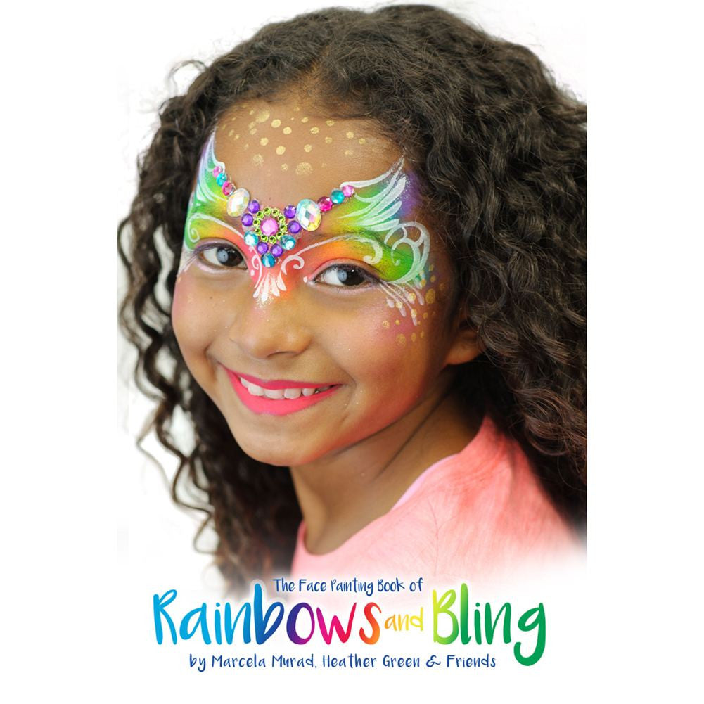 Face Painting Book of Rainbows And Bling By Murad, Green