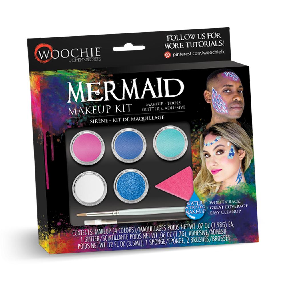 Woochie Water Activated Halloween Makeup Kit - Mermaid