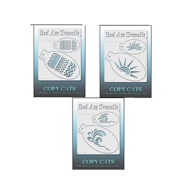 Bad Ass Copy Cat Build Your Own Stencil Set (Pick 3+ Styles)