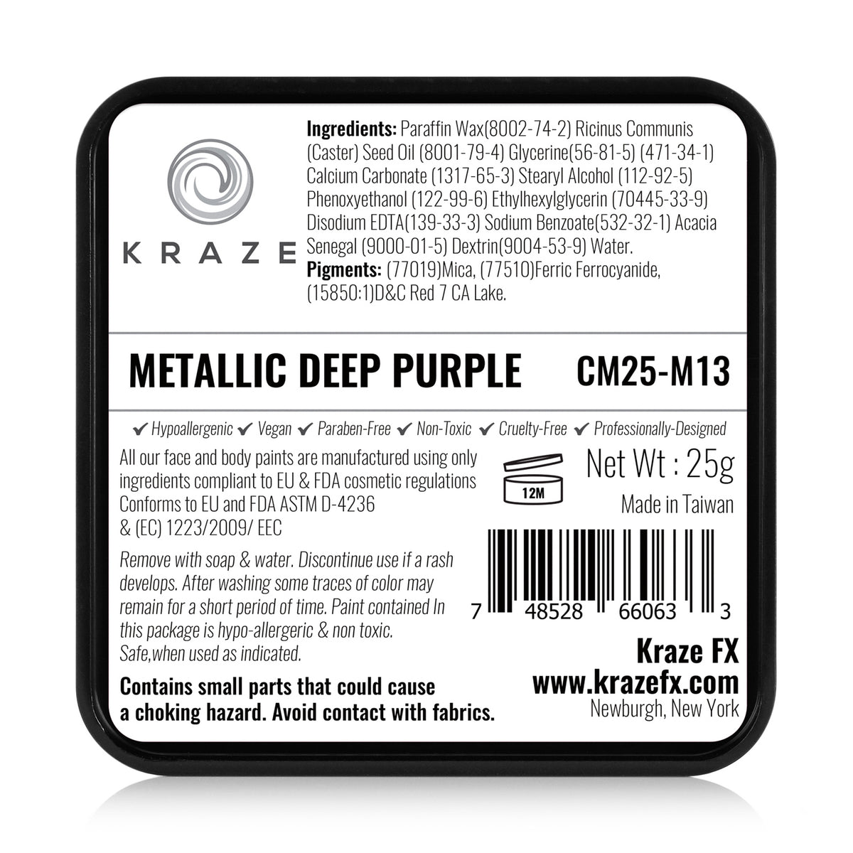 Kraze FX Face Paint - Metallic Deep Purple (25 gm)