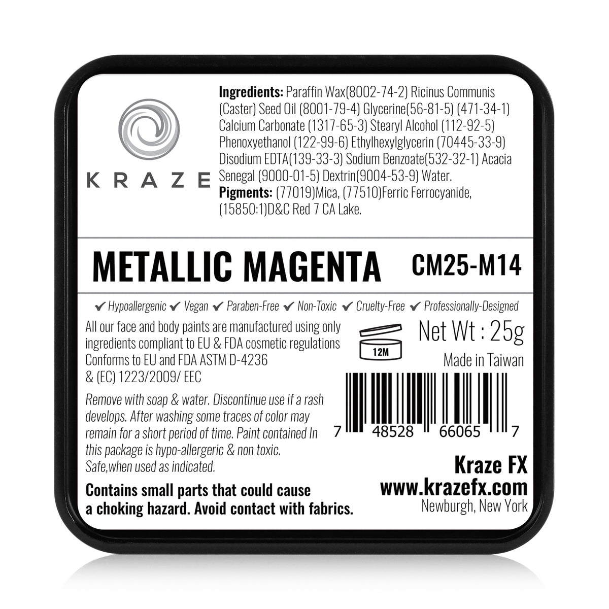 Kraze FX Face Paint - Metallic Magenta (25 gm)