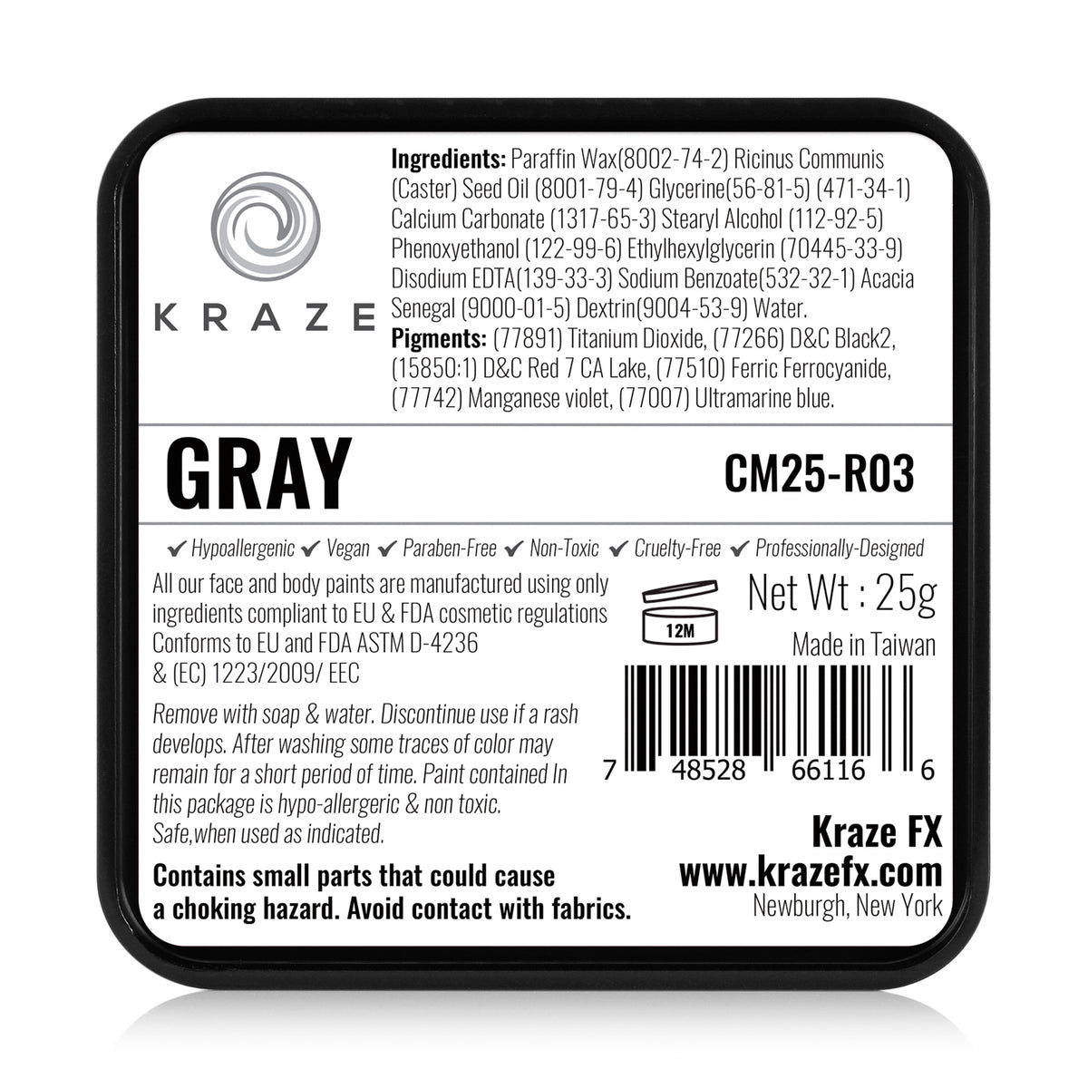 Kraze FX Face Paint - Gray (25 gm)