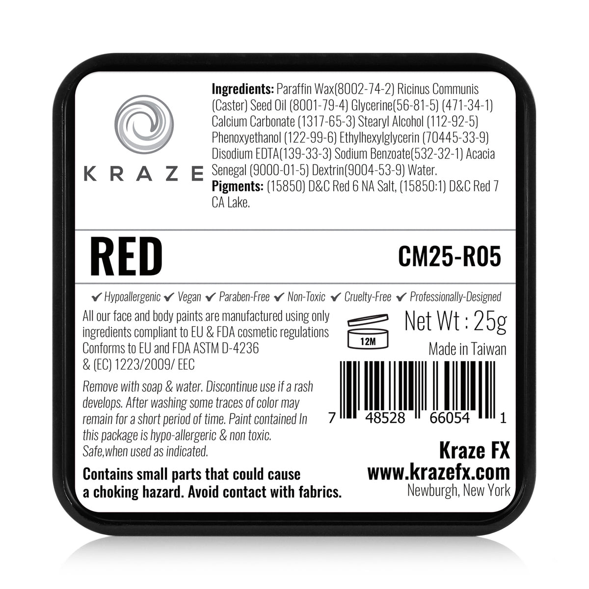 Kraze FX Face Paint - Red (25 gm)