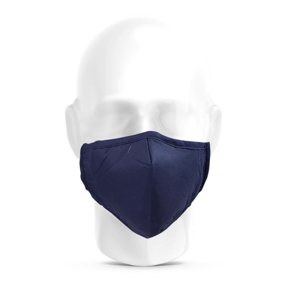 Anti Pollution Dust Face Mask with Activated Carbon Filter PM2.5 - Navy