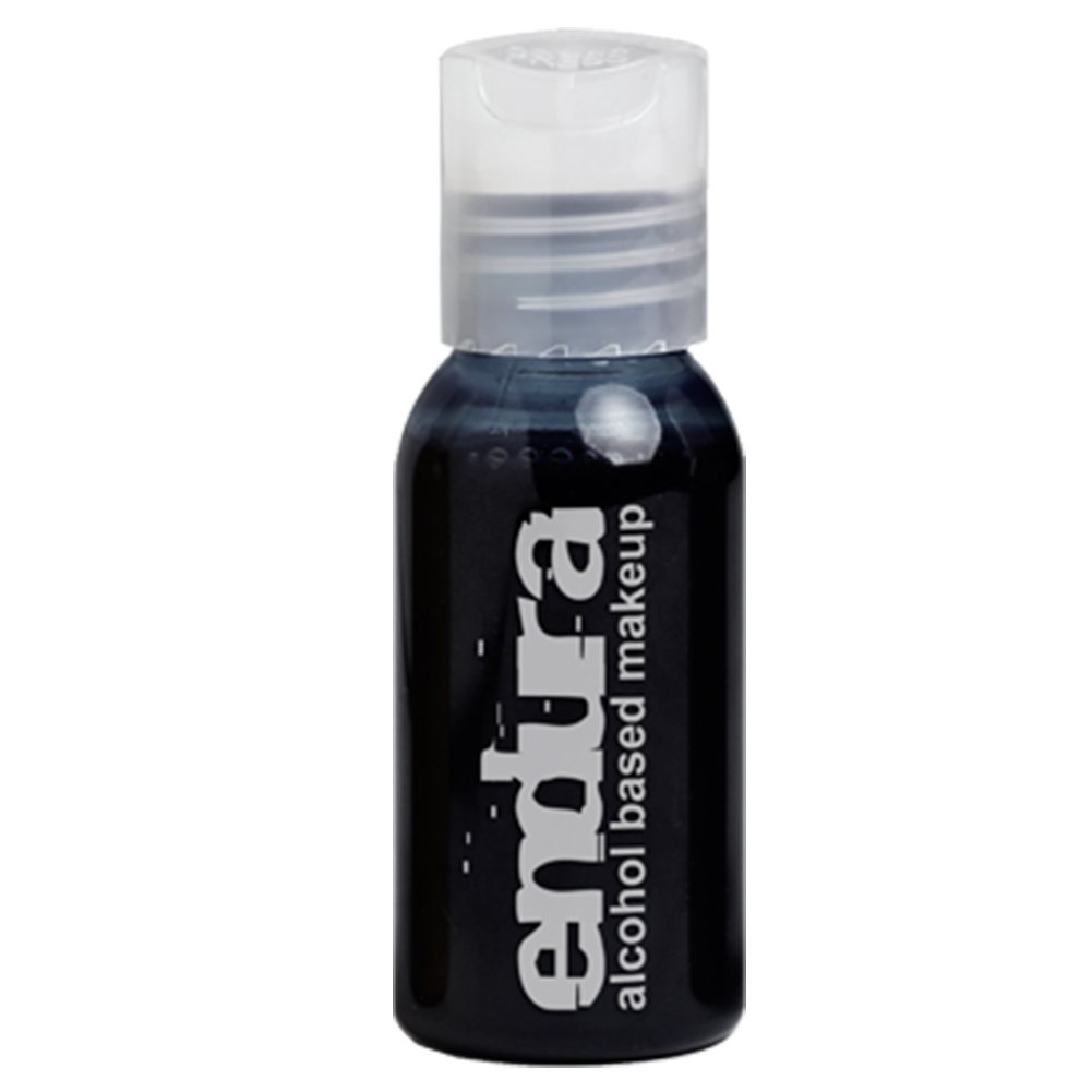 Endura Ink Alcohol Based Airbrush Makeup - Black (1 oz/ 30 ml)