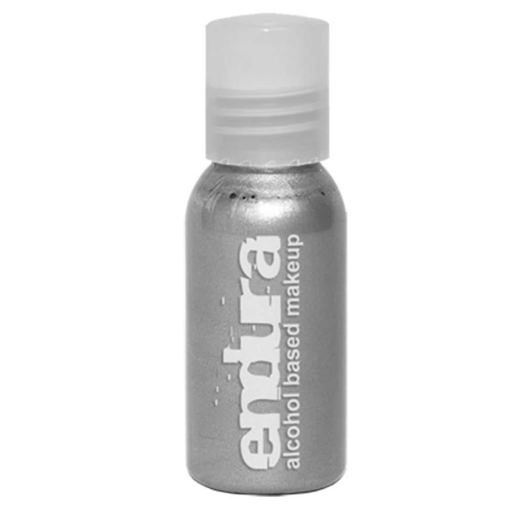 Endura Ink Alcohol Based Airbrush Makeup  - Metallic Silver (1 oz/ 30 ml)