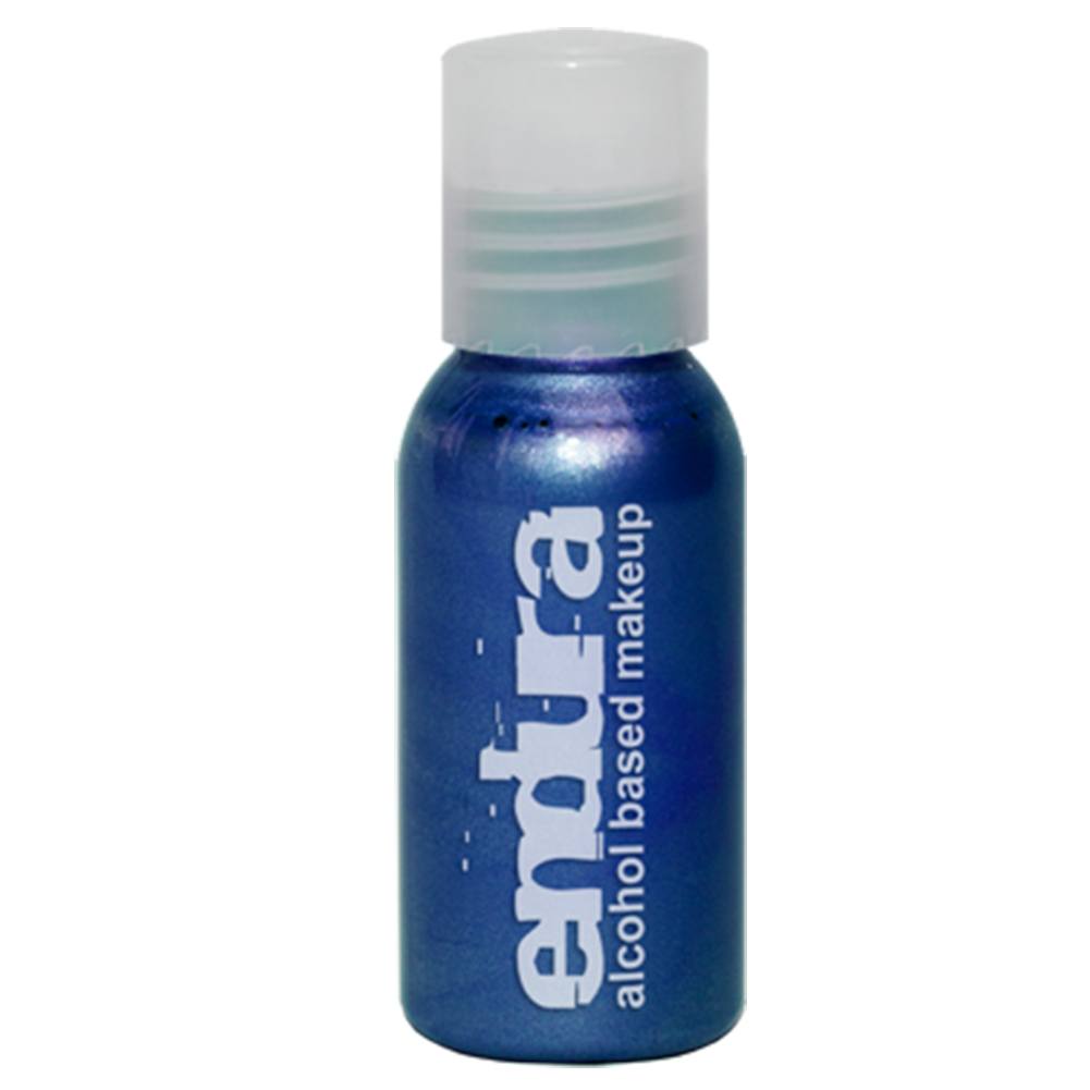 Endura Ink Alcohol Based Airbrush Makeup  - Metallic Blue (1 oz/ 30 ml)