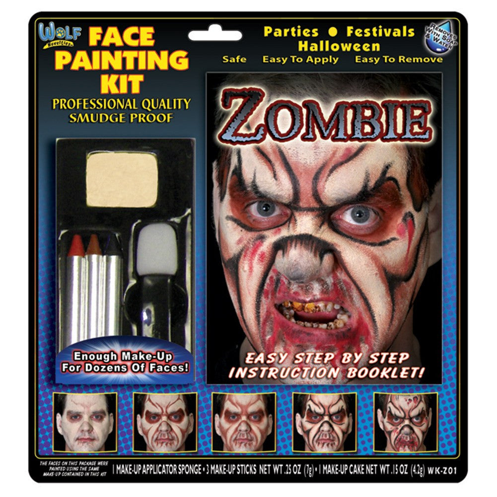 Wolfe Zombie Face Paint Kits