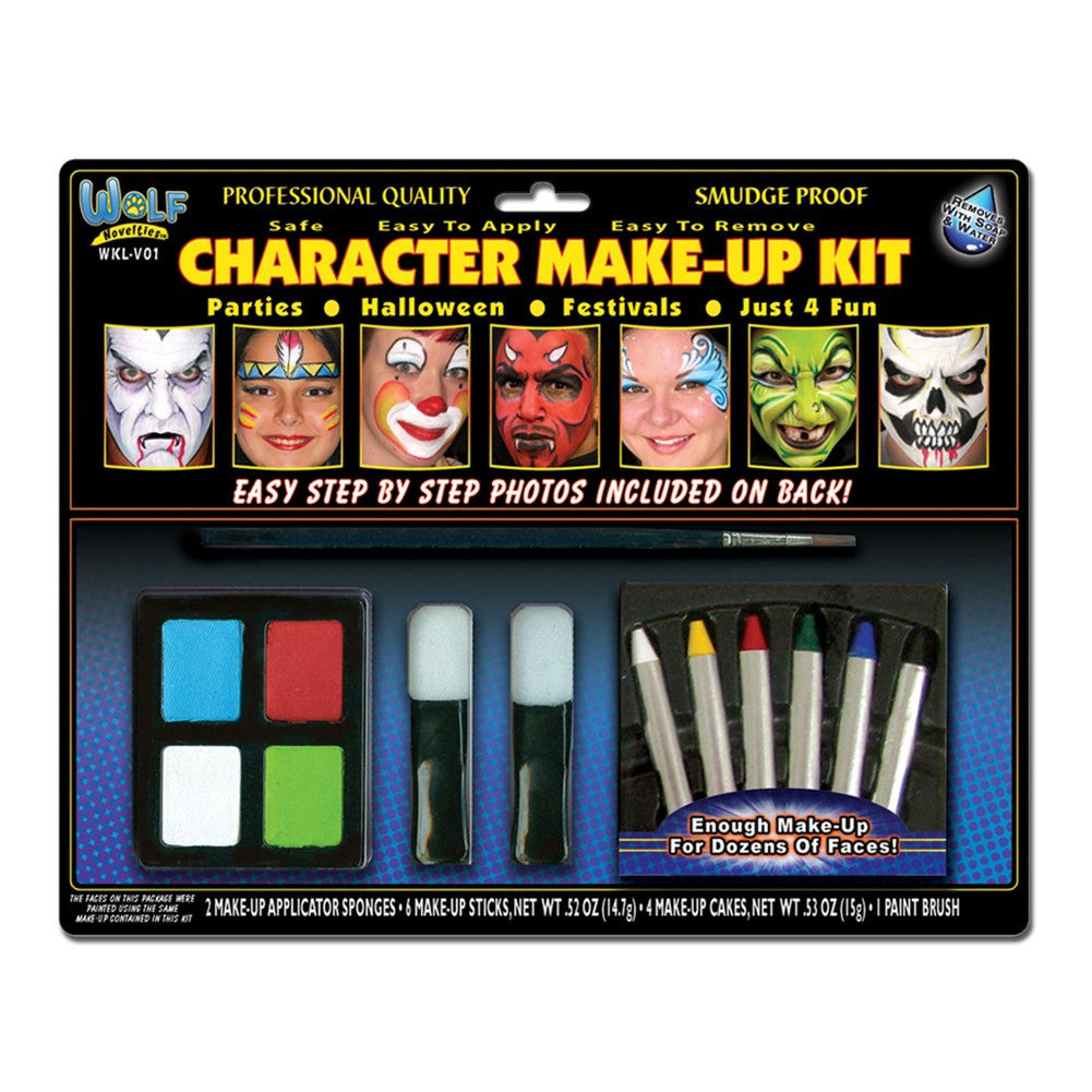 Wolfe Character Face Painting Kit