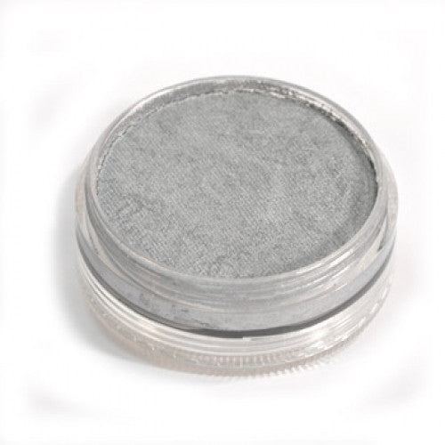 Wolfe Face Paints - Metallic Silver M200: FacePaint.com - Facepaint.com