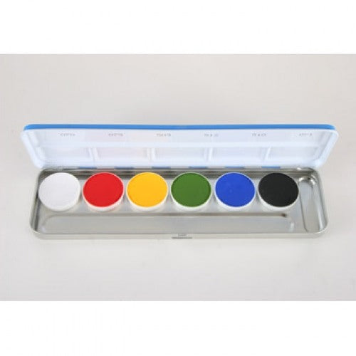 Kryolan Aquacolor Vivid Palettes (6 Colors)