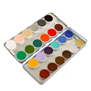 Kryolan Aquacolor Vivid Palettes (24 Colors)