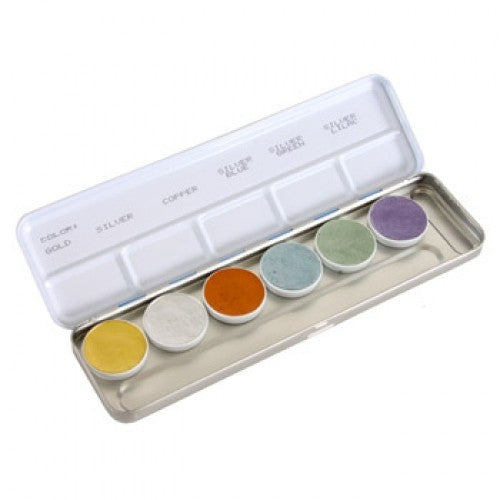 Kryolan Aquacolor Metallic Palettes (6 Colors)