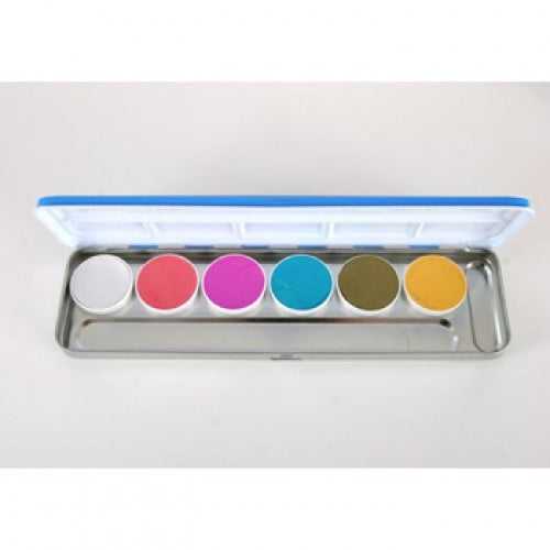 Kryolan Aquacolor Interferenz Palettes (6 Colors)