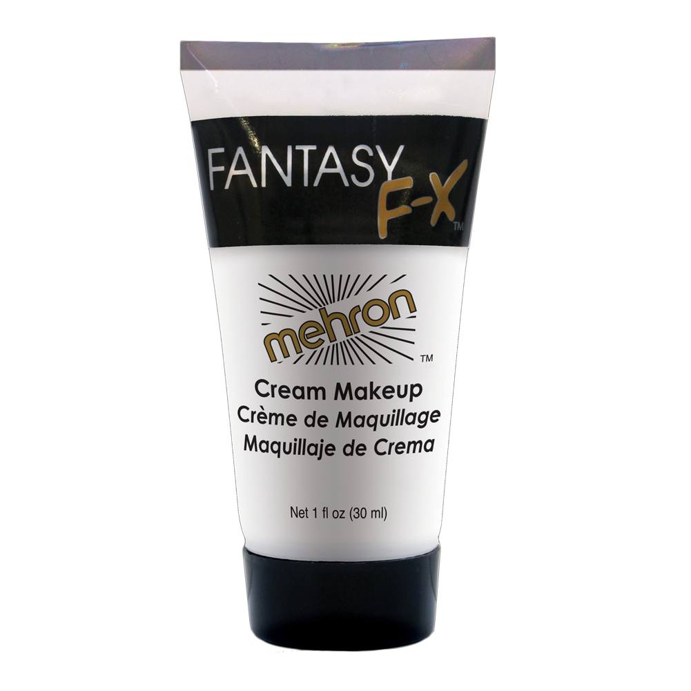 Mehron Fantasy FX Face Paint Tubes - White W (1 oz)