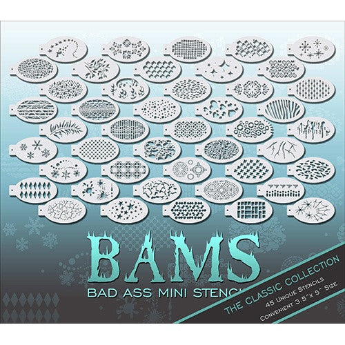 Bad Ass Mini Stencils Full Set (BAMS 1000 - 1045)