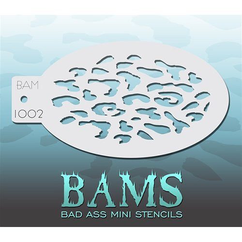 Bad Ass Mini Stencils - Leopard - BAM1002