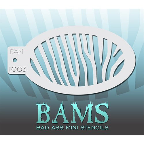 Bad Ass Mini Stencils - Zebra - BAM1003