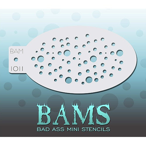 Bad Ass Mini Stencils - Bubbles - BAM1011