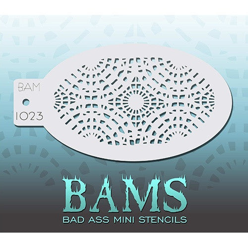 Bad Ass Mini Stencils - Lace - BAM1023