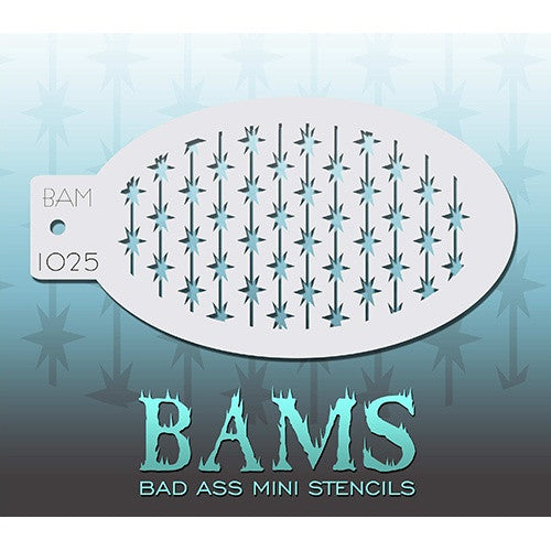 Bad Ass Mini Stencils - Barbed Wire - BAM1025
