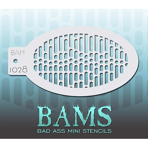 Bad Ass Mini Stencils - Data Stream - BAM1028