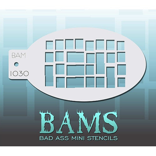 Bad Ass Mini Stencils - Bricks - BAM1030