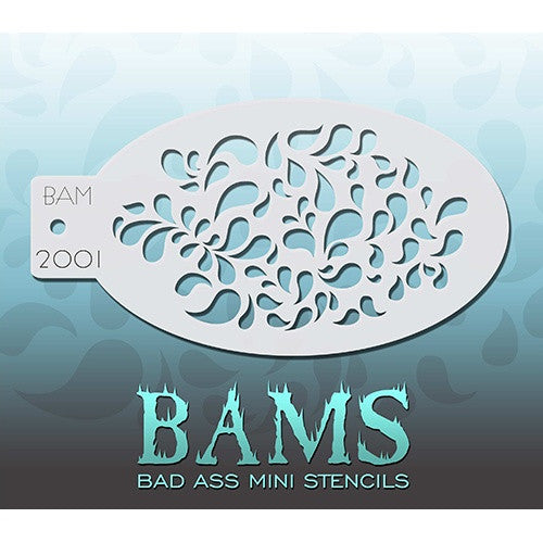 Bad Ass Mini Stencils - Splash - BAM2001