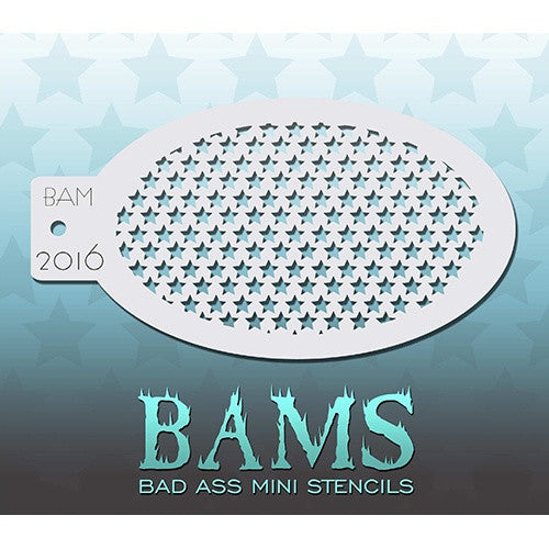 Bad Ass Mini Stencils - Tiny Stars - BAM2016