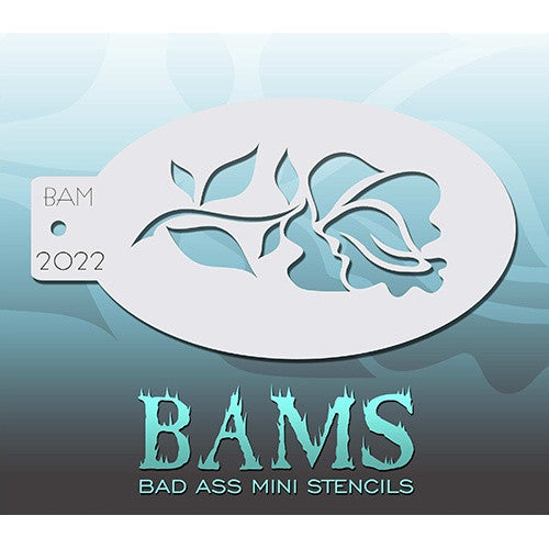 Bad Ass Mini Stencils - Rose - BAM2022