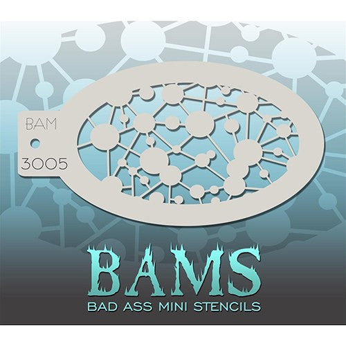 Bad Ass Mini Stencils - Nebula - BAM3005