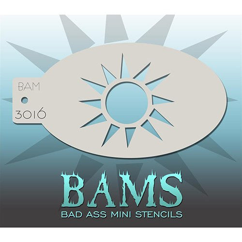 Bad Ass Mini Stencils - Sunshine - BAM3016