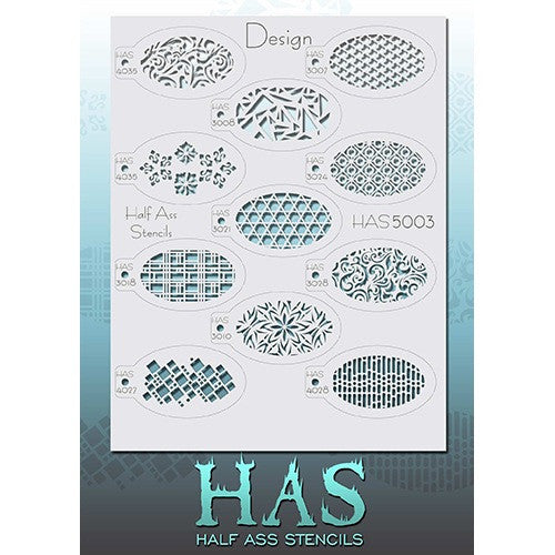 Half Ass Stencils (Design - HAS5003)
